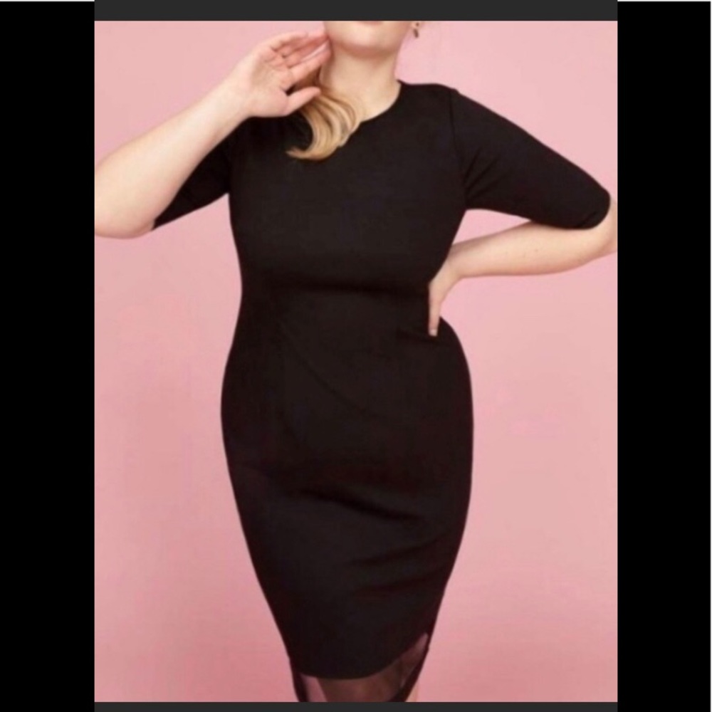 Lane Bryant dress with mesh hem